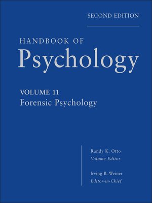 cover image of Handbook of Psychology, Forensic Psychology